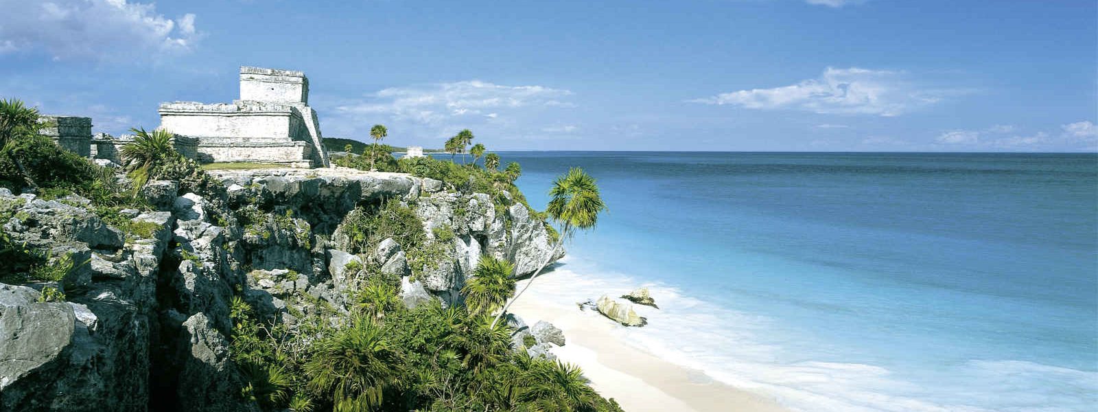 Mexico, Yucatan, Peninsula, Ruins of Tulum, Mayan