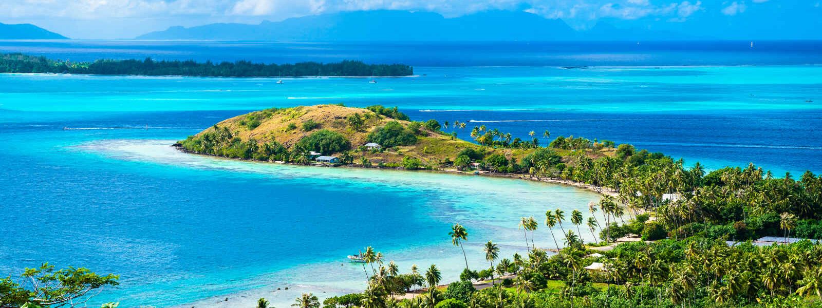 Plage Bora Bora, Tahiti, Polynésie Française