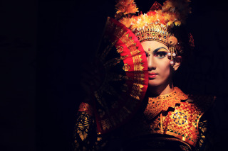 Danseuse de Leghong, Ubud, Bali, Indonésie