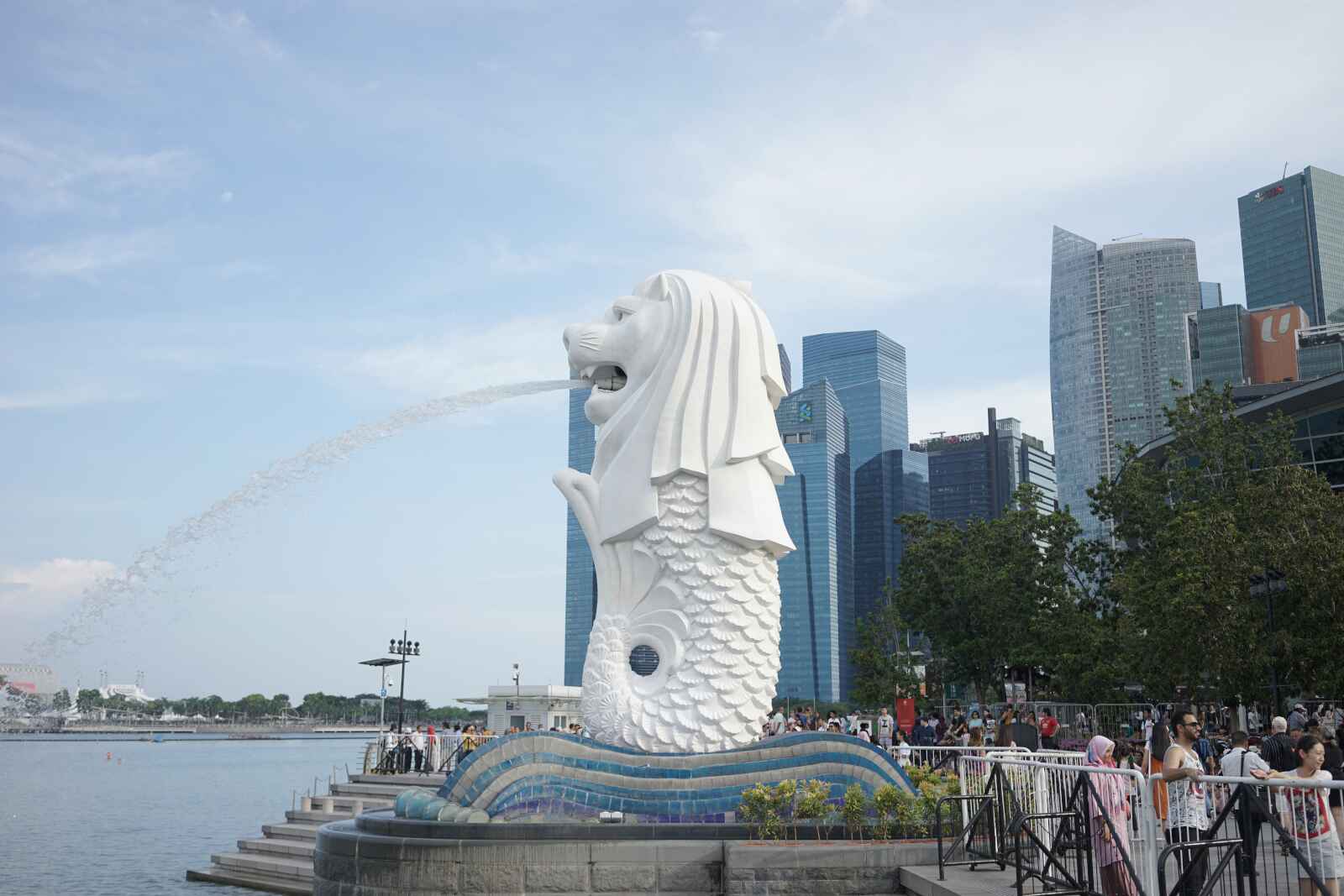 Merlion Park, One Fullerton, Singapour
