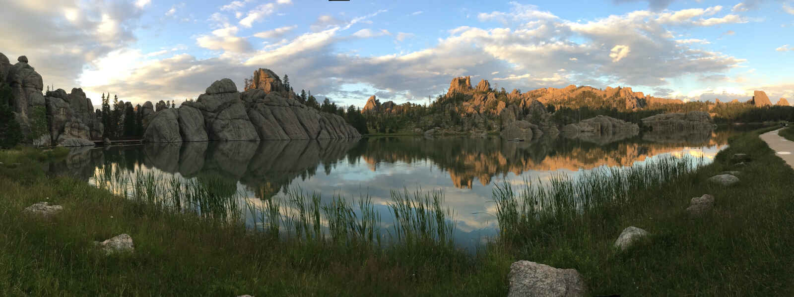 Lac Sylvan Lake, Black Hills, Dakota du sud, États-Unis