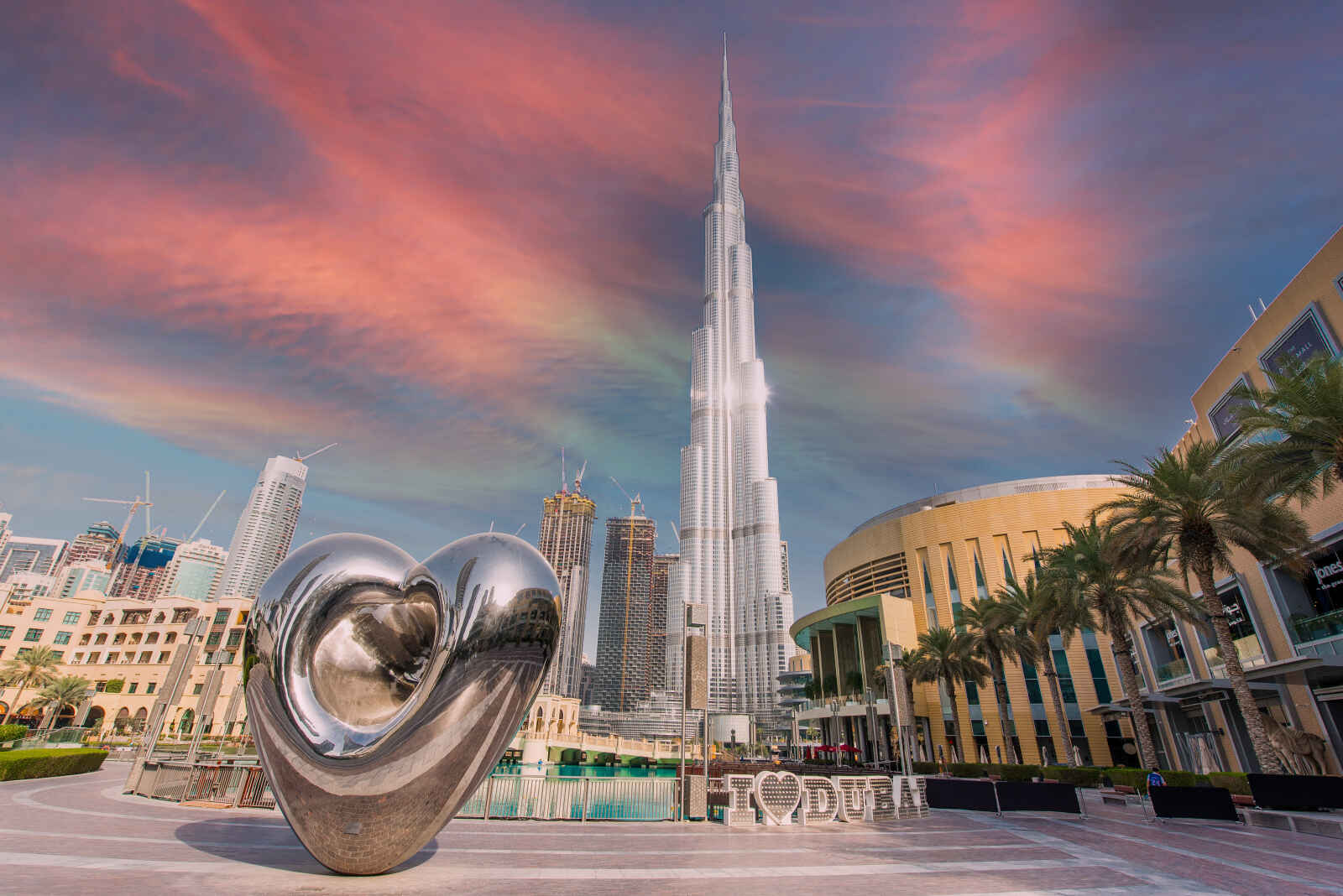 Vue du Burj Khalifa, Dubaï, Emirats Arabes Unis