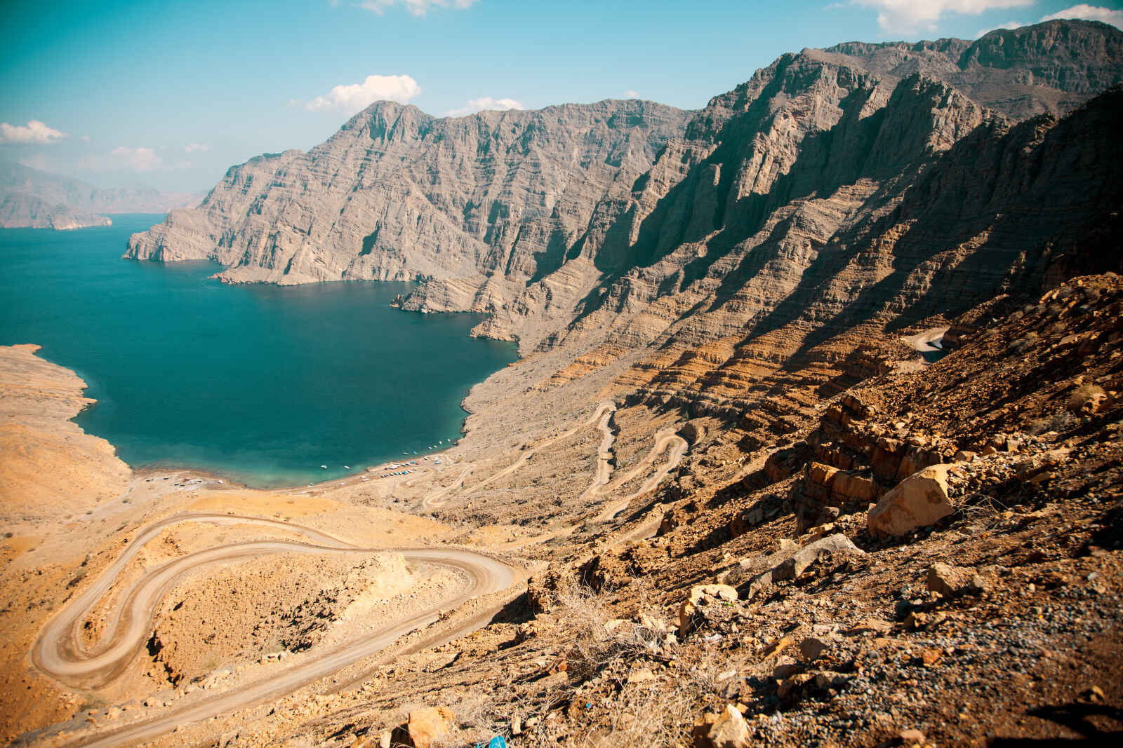 Fjord Khor Najd, Péninsule de Musandam, Oman