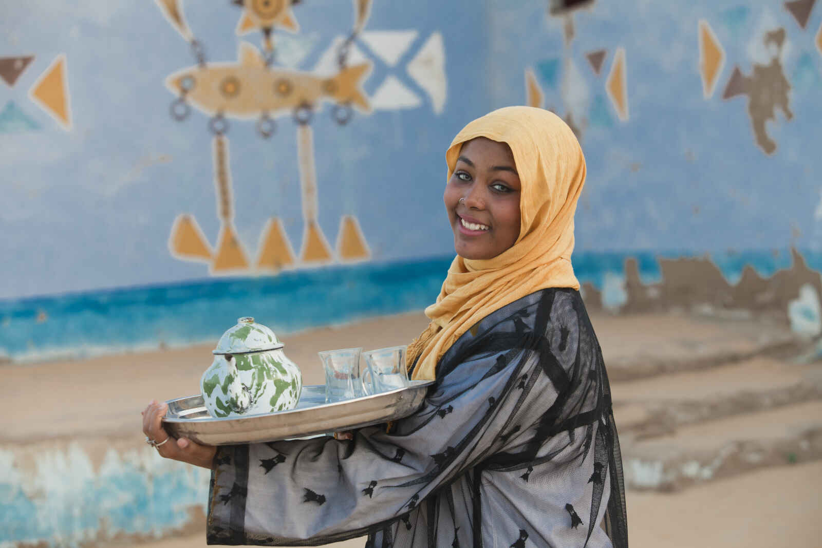 Jeune fille nubienne, Egypte