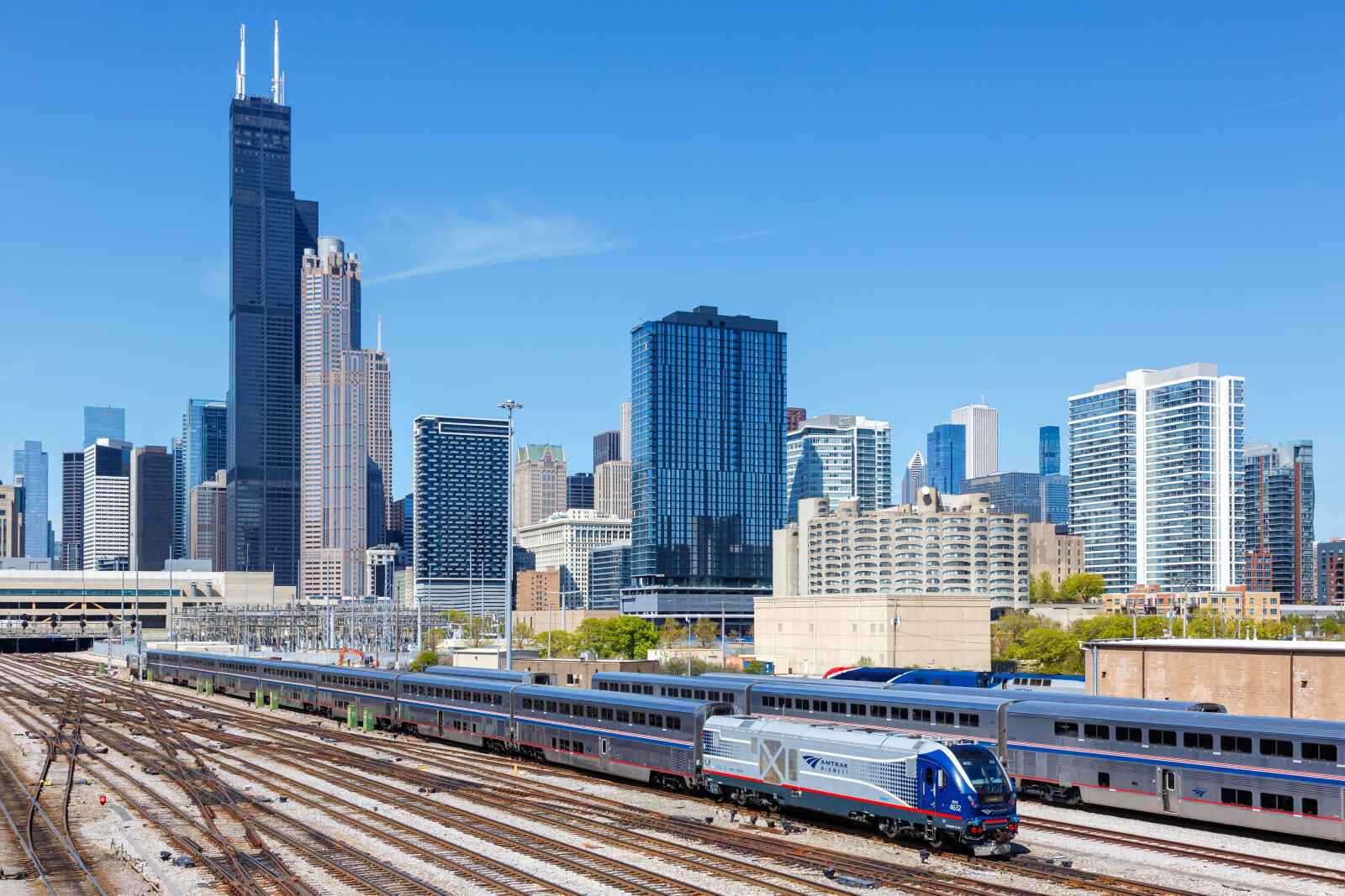 Amtrak Train, Chicago, USA