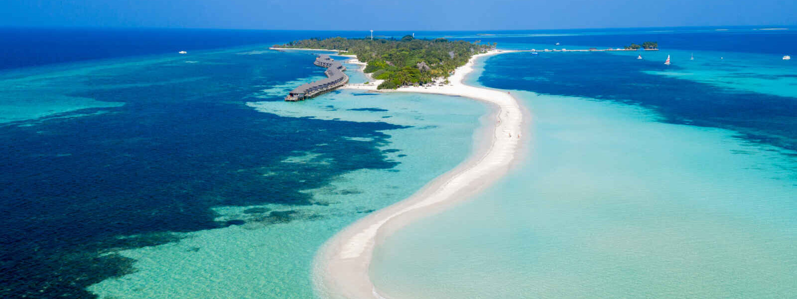 Vue aérienne Kuredu Island Resort & Spa, Maldives