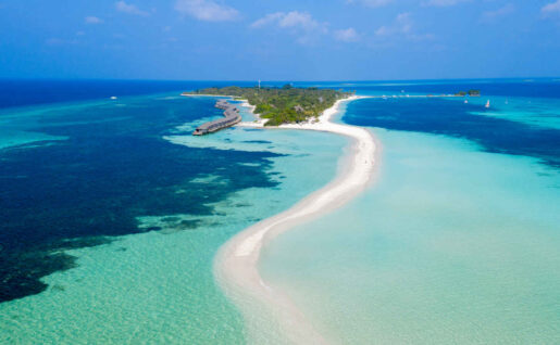 Vue aérienne Kuredu Island Resort & Spa, Maldives