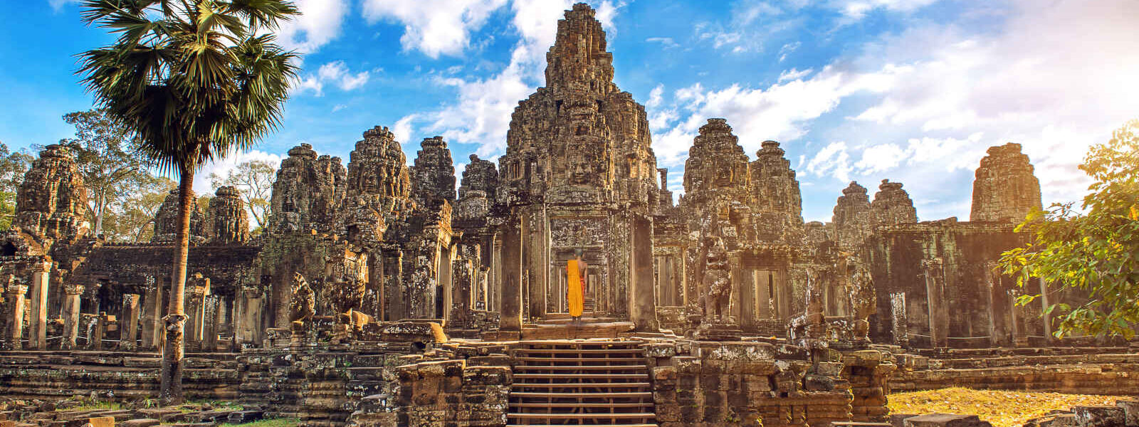 Temple Bayon, Ancienne ville d'Angkor Thom, Siem Reap, Cambodge