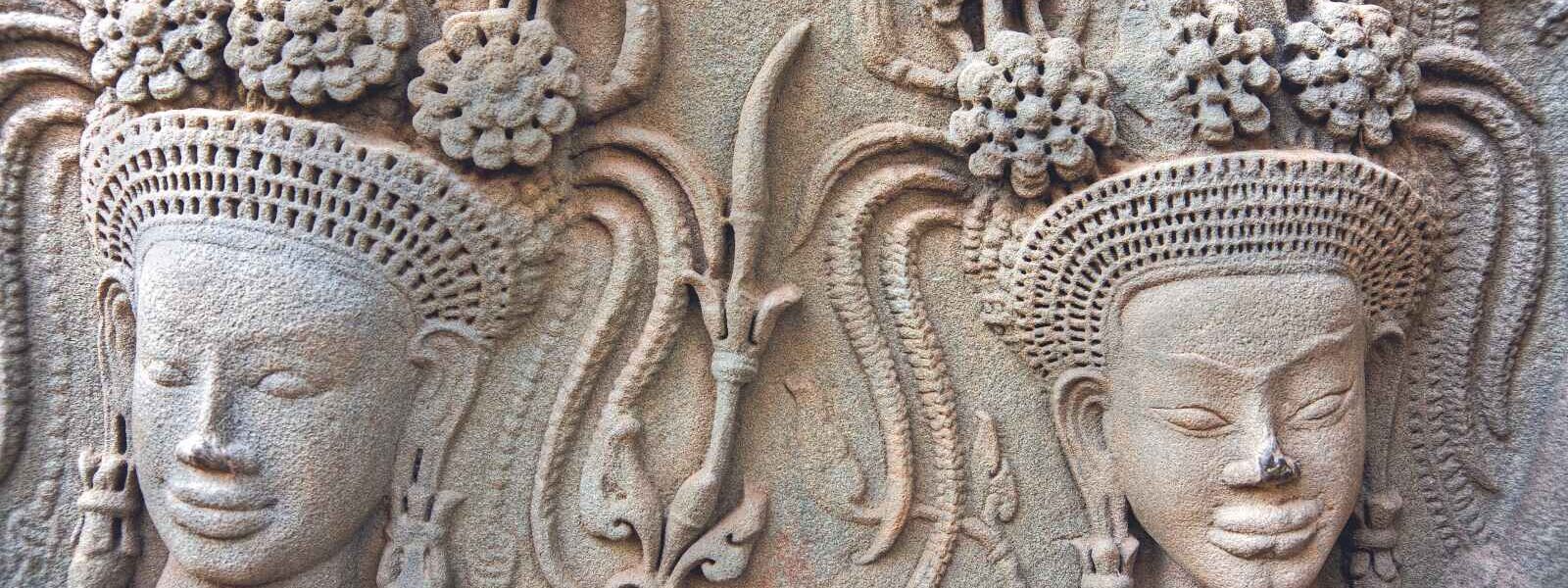 Apsaras, Temple Angkor Vat, Cambodge
