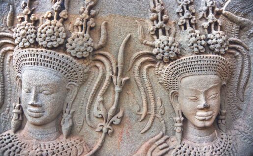 Apsaras, Temple Angkor Vat, Cambodge