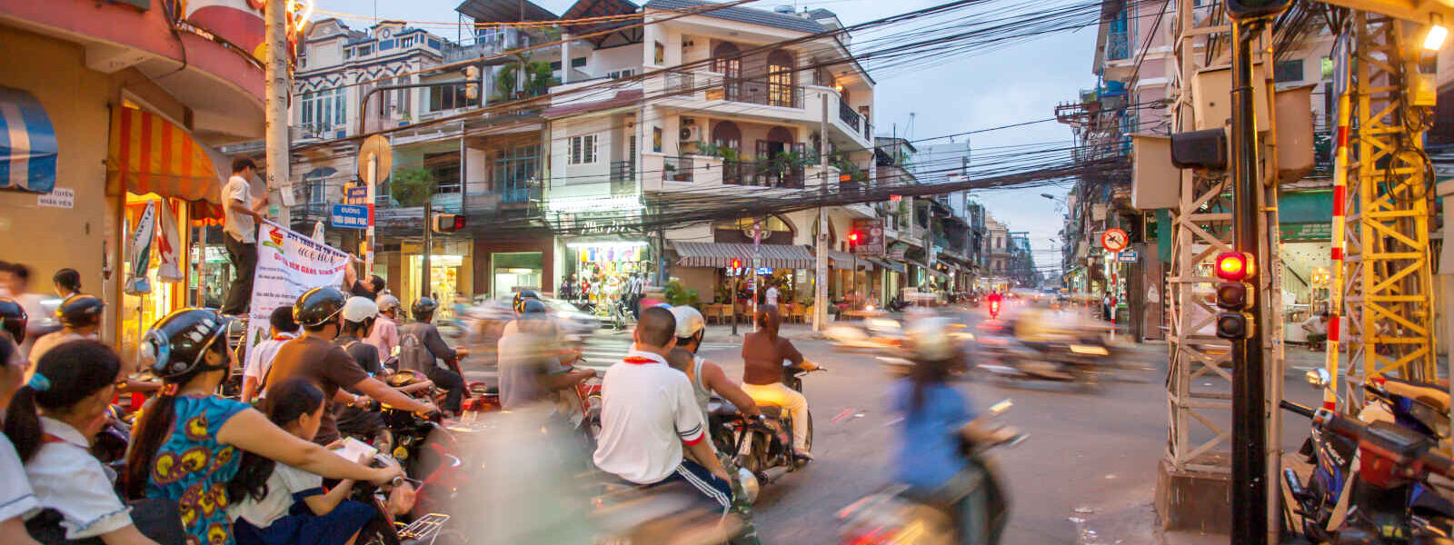 Trafic, Foule, Scooter, Hanoi, Viêtnam