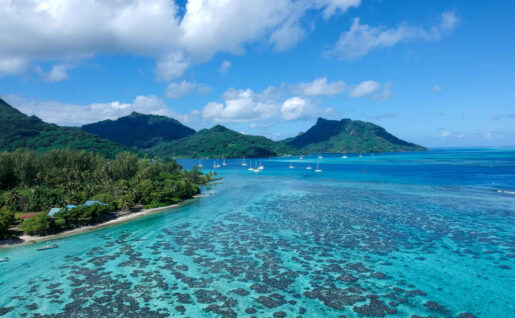 Lagon, Huahine, Polynésie française
