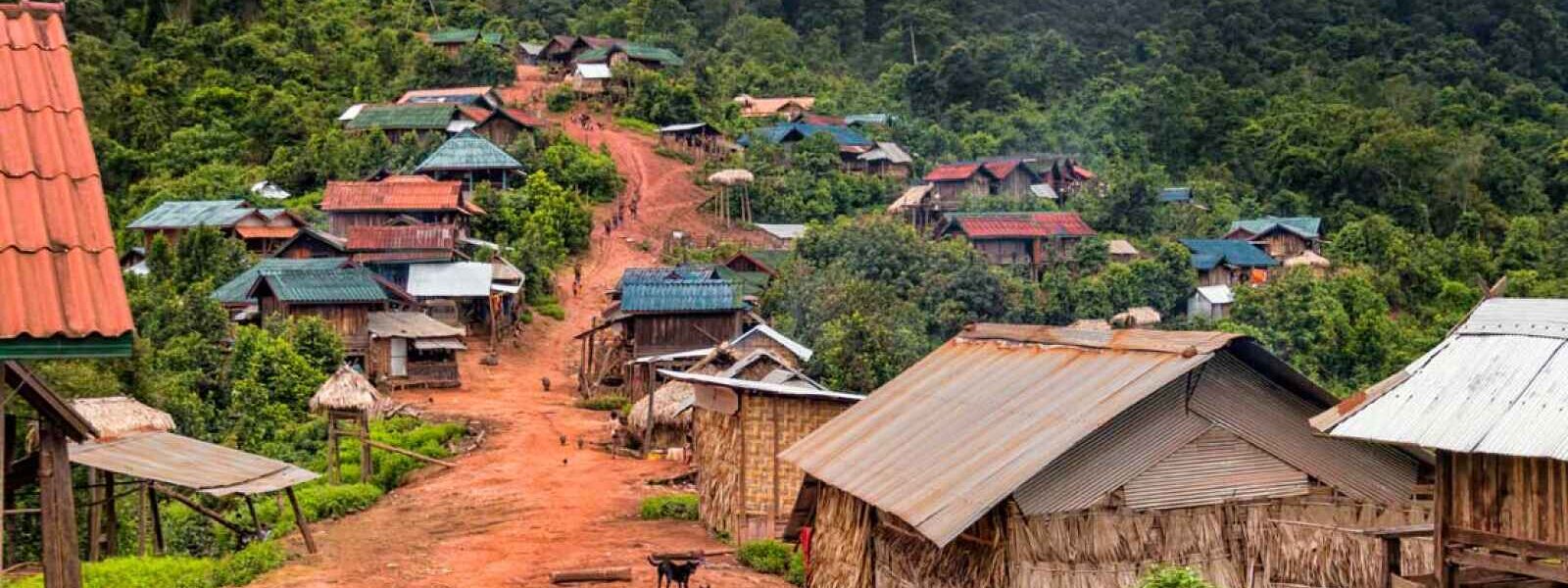 Village Akha, Laos